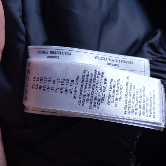 Kids SPYDER Neon Orange Winter Jacket Challenger Boys 2021 - Picture 10 of 11